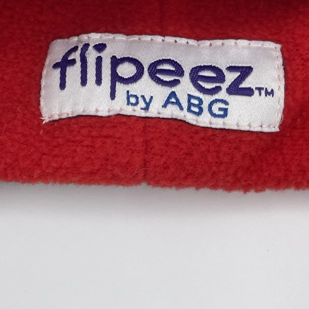 Disney Minnie Mouse Flipeez Girls Hat Black Red‎ Ears Bow One Size Winter